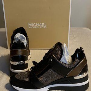 Michael Kors Glitter Chain Mesh Shoes - $80